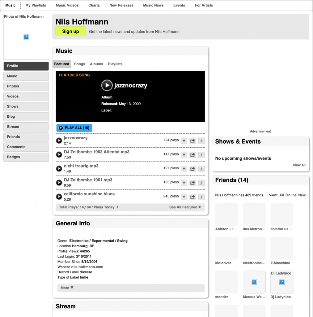 Was wurde aus MySpace? Nils Hoffmann
